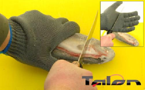TALON FILLETING UNHOOKING BUTCHERS FILLET GLOVE 4 SIZES AVAILABLE