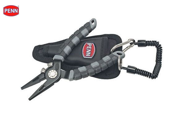 Penn Bull Nose Fishing Pliers with Pouch & Lanyard - 6.5" (16.5cm) or 8" (20cm)