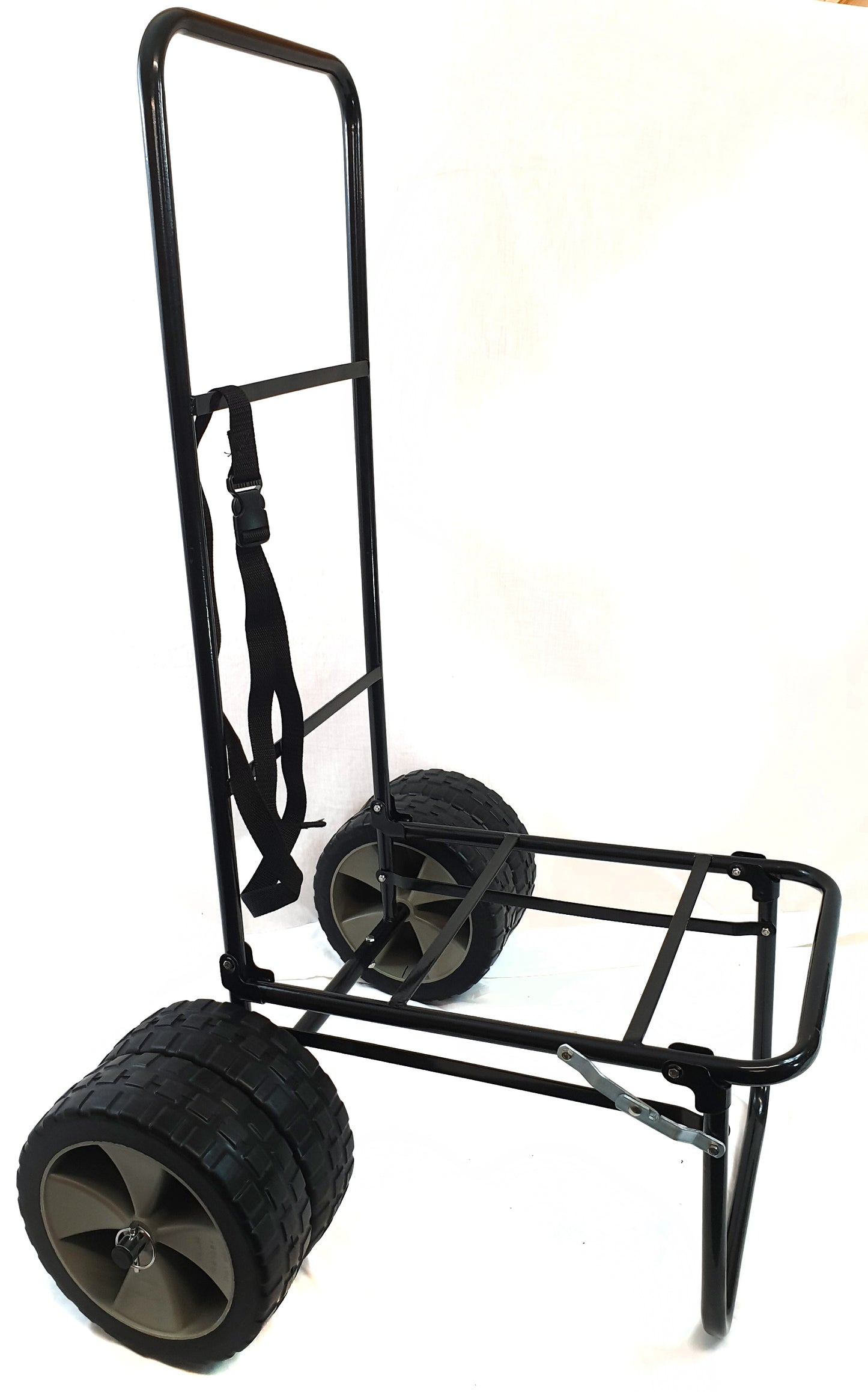 BISON FOLDING FISHING SEATBOX TROLLEY