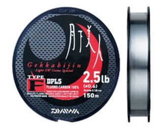 NEW DAIWA GEKKABIJIN TYPE-F FLUOROCARBON FISHING LINE 150M 3LB - 5LB AVAILABLE