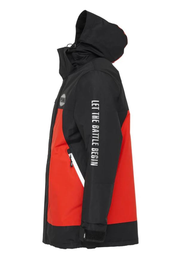 Penn Fierce Jacket - Fiery Red / Ink- Sea Fishing Clothing - All Sizes