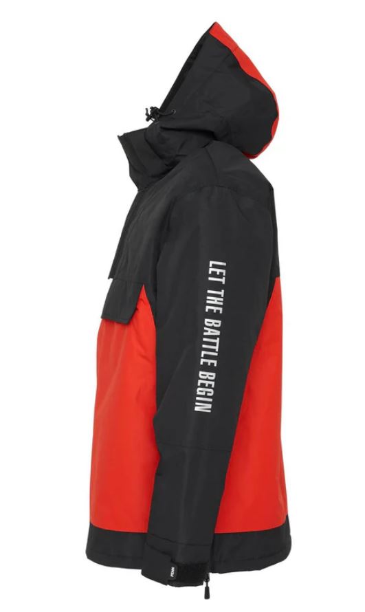 Penn Fierce Smock - Fiery Red / Ink - Size Large - Sea Fishing Clothing - 1622960