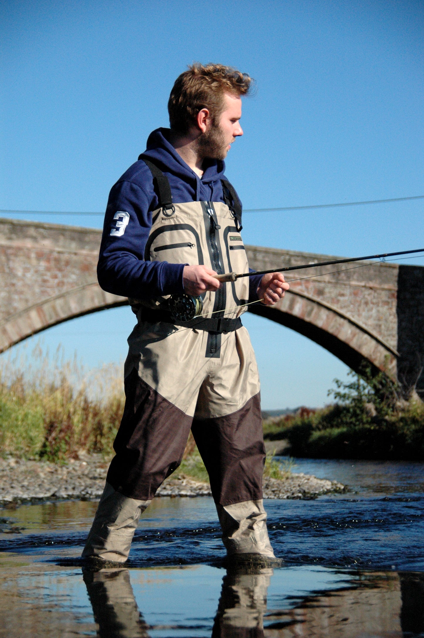 BISON ZIP FRONT BREATHABLE CHEST WADERS