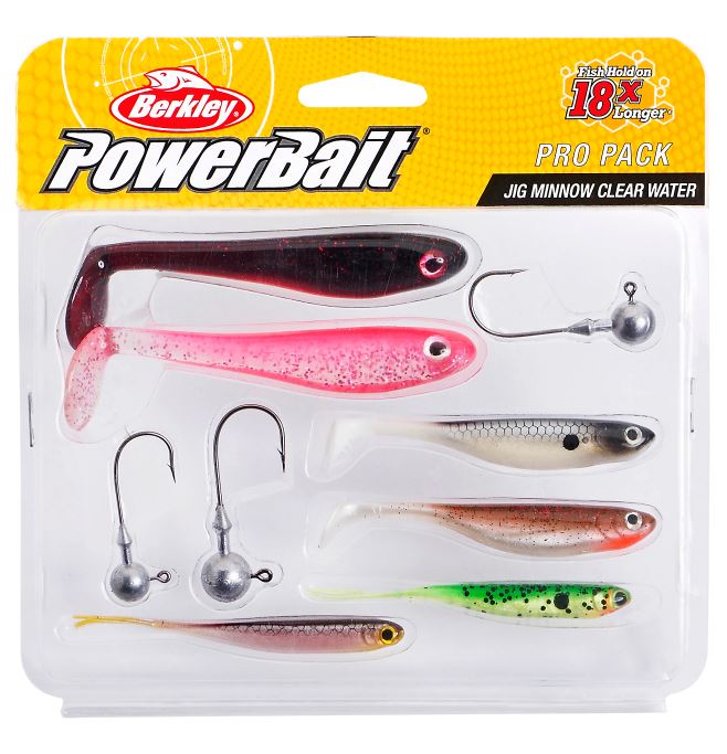 New Berkley Pro Pack Jig Minnow Clear Water Lure Fishing Set - Lures & Jigheads - 1532032