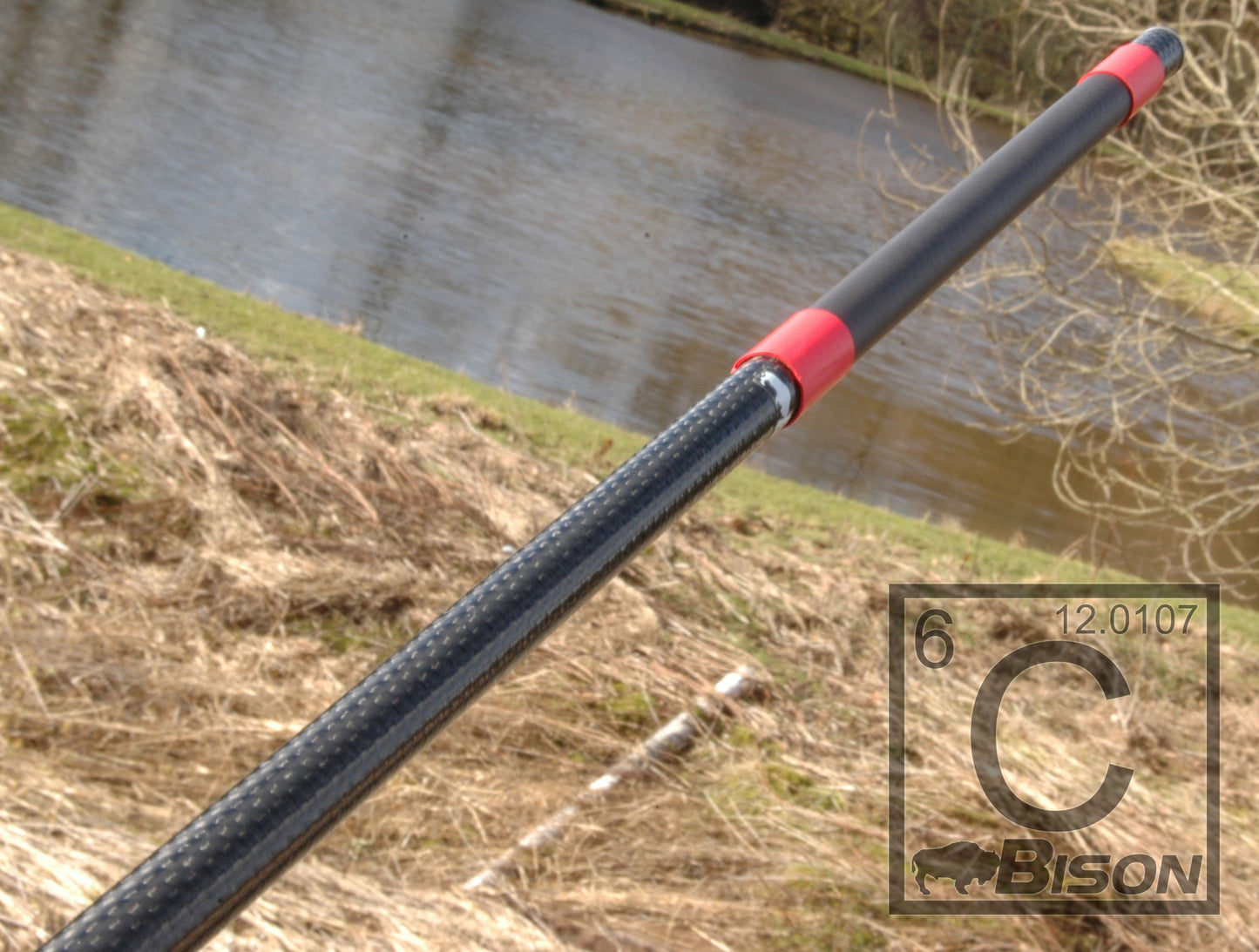 BISON CARBON FIBRE 4' LANDING NET HANDLE