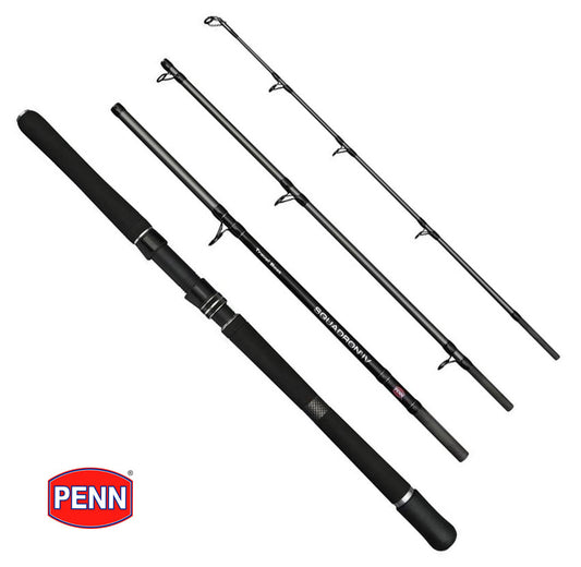 Penn Squadron IV Mk4 Travel Boat Rods - 6'10" / 2.10m / 4 section - All Models