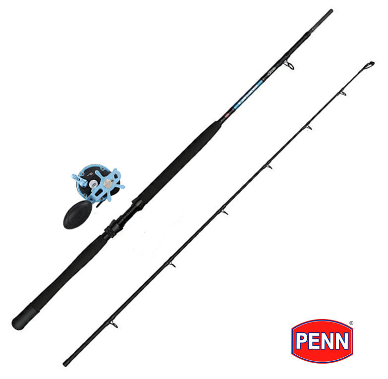 Penn Warfare II Mk2 Level Wind Boat Combo - 7ft / 20-30lb / 30LW RHW Reel - 1636319