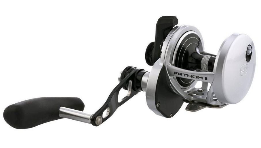 PENN Fathom II 30LD2 Lever Drag 2 Speed Multiplier Fishing Reel - Bent T Handle - 1645190