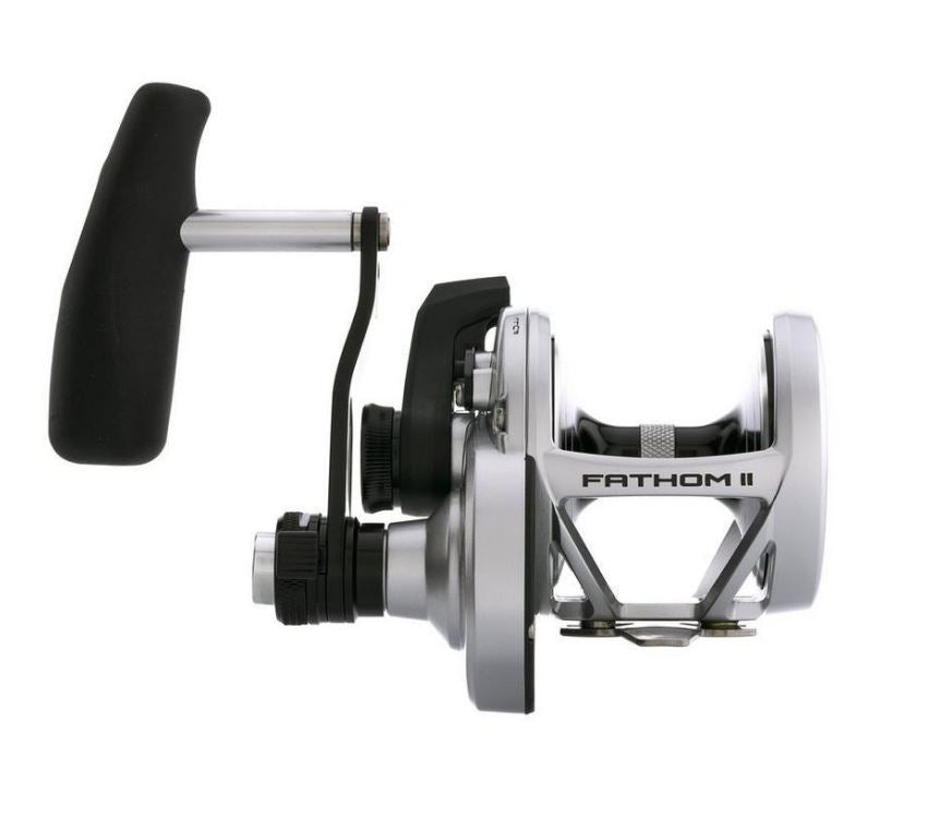 PENN Fathom II 30LD2 Lever Drag 2 Speed Multiplier Fishing Reel - Bent T Handle - 1645190