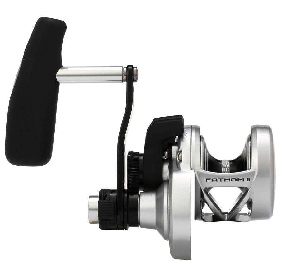 PENN Fathom II 40N LD2 Lever Drag 2 Speed Multiplier Fishing Reel - Bent T Handle - 1645192