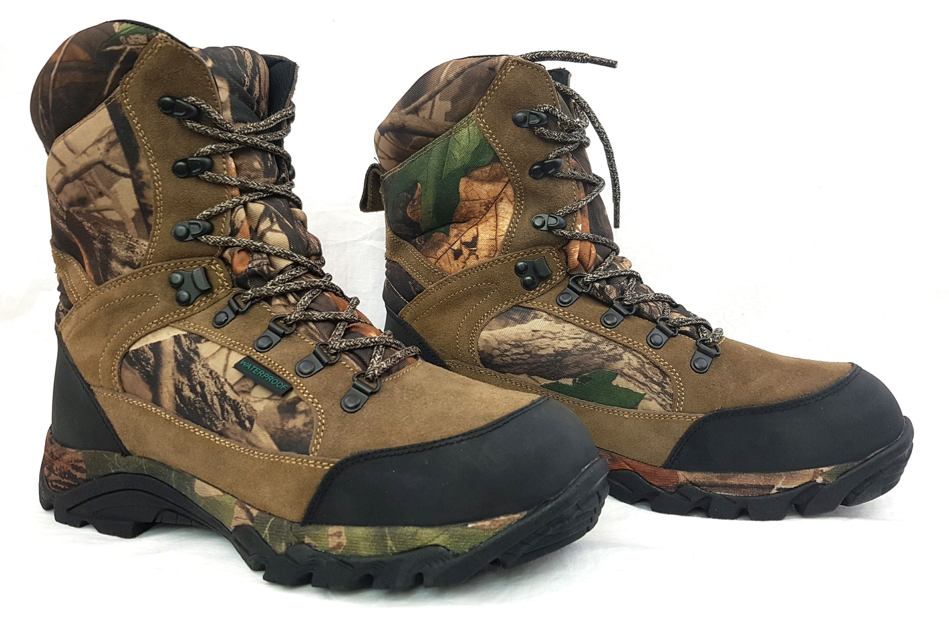 Camo Hunting Boots On Amazon BISON SUEDE LEATHER CAMO WATERPROOF