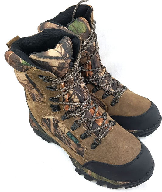BISON SUEDE LEATHER CAMO WATERPROOF BOOTS
