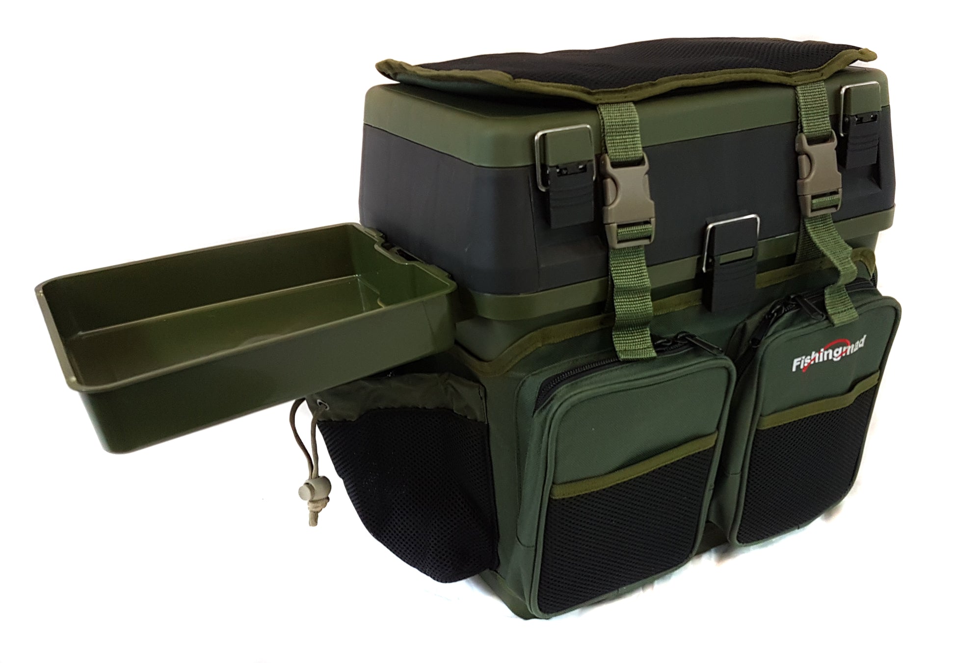 fishingmad tackle seat box SEAT BOX WITH SEATBOX SIDE TRAY & LINER OPTIONS – Fishingmad