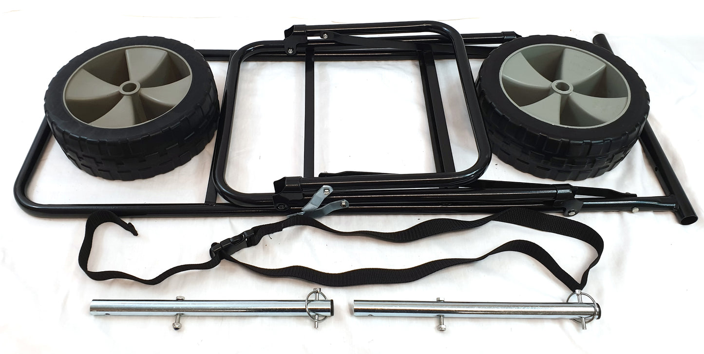 BISON FOLDING FISHING SEATBOX TROLLEY