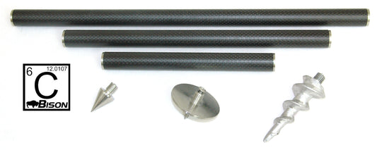 BISON STAINLESS STEEL & CARBON FIBRE 18mm CHUNKY BANKSTICK ALL SIZES HERE