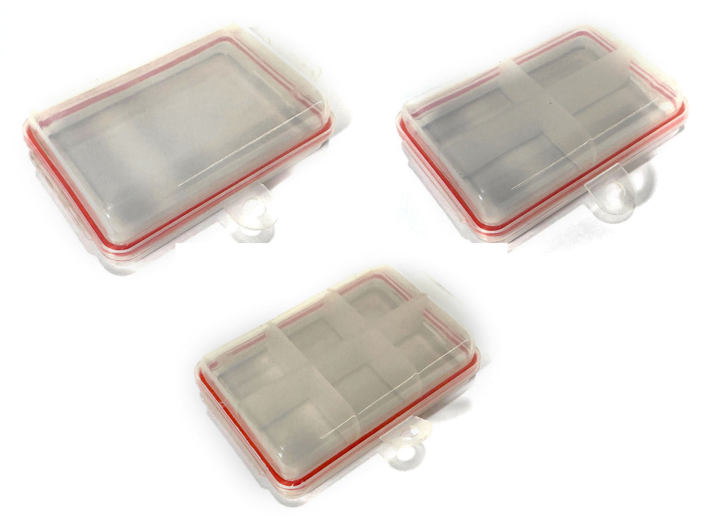 One Sided Fishing Tackle Box 11" x 7" x 2"  - 20 compartments