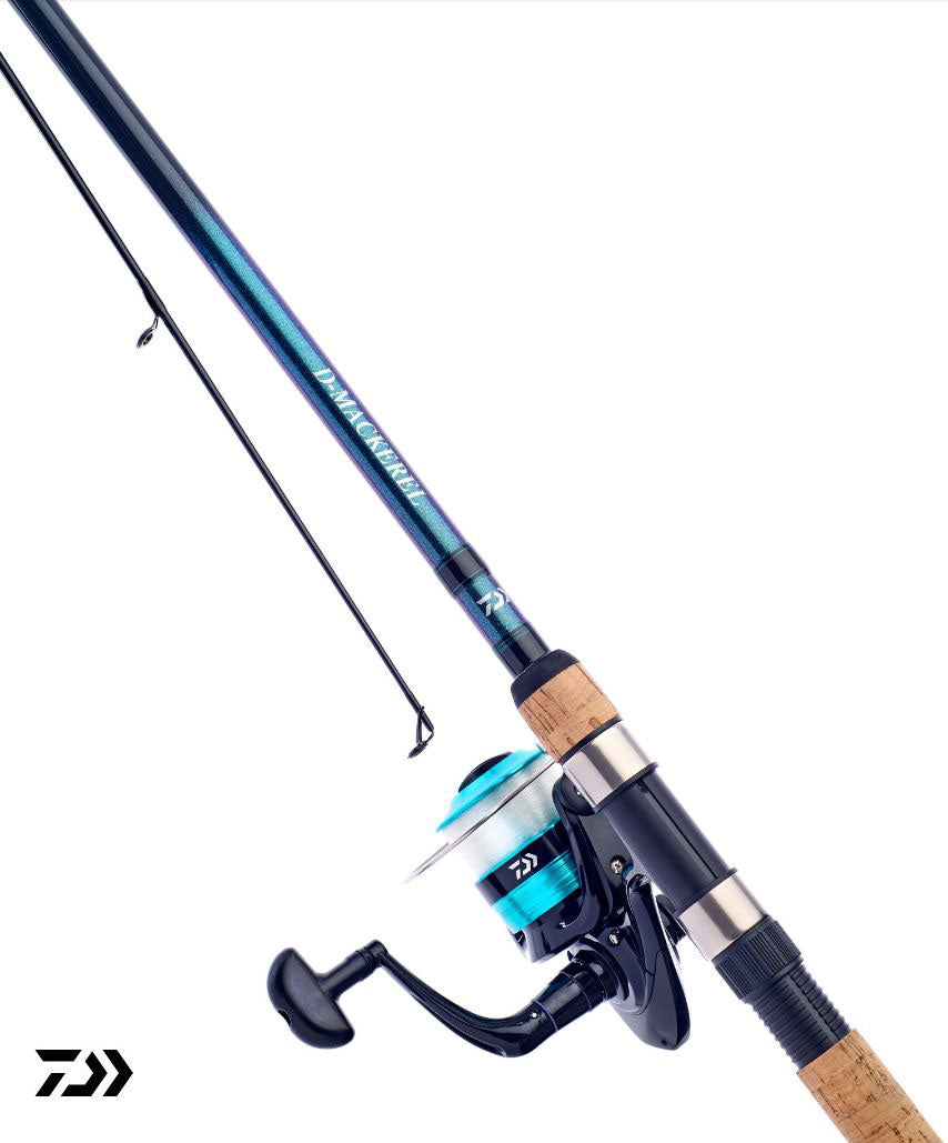 Daiwa D-Mackerel Spinning Fishing Combo 10ft 2pc Rod & 4000 Reel - DMPMC10-4000