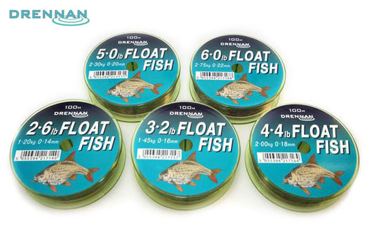 Drennan Float Fish Monofil Fishing Line 100m New Version -  All Sizes Available