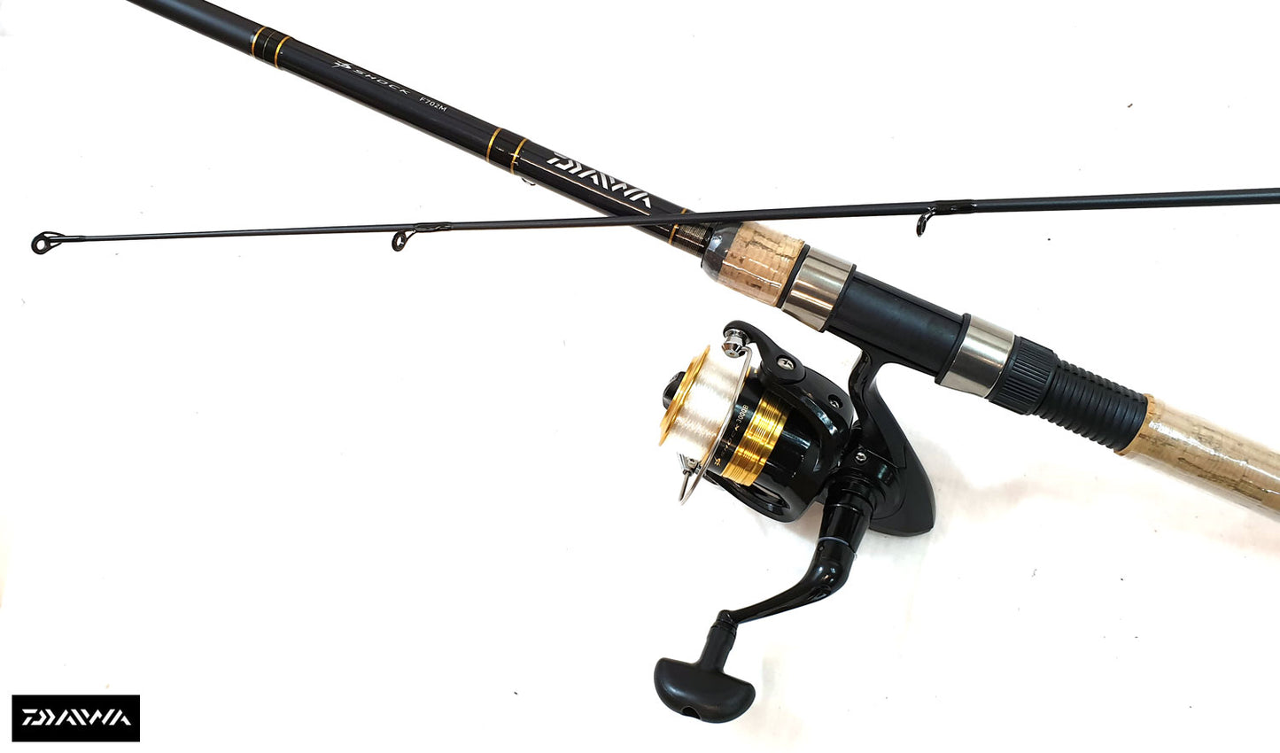 Daiwa D-Shock 30 Spinning Fishing Combo 7' 2pc Rod & Reel DSK30-B/F702M