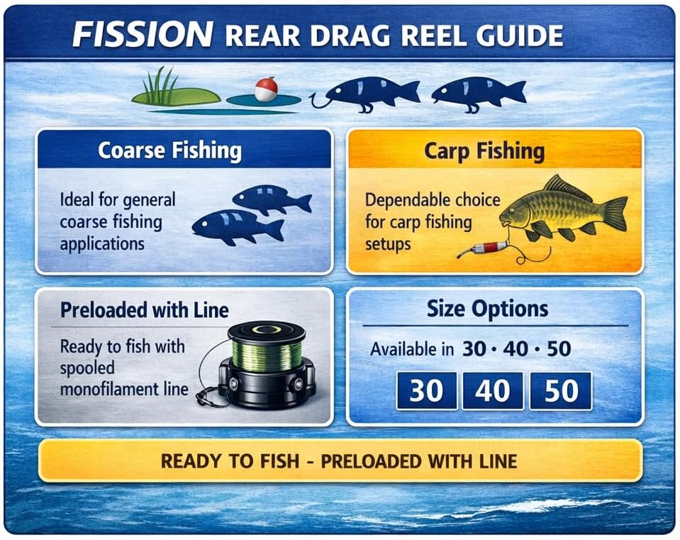 FISHING REEL FOR SPINNING FLOAT FEEDER CARP SEA & PIKE FISHING RODS RN600