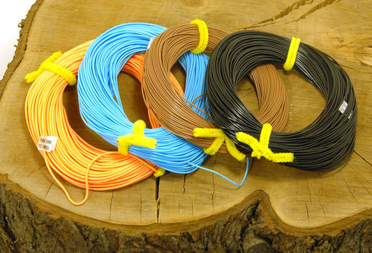 SET OF 4 TALON FLY LINES, FLOATING, NEUTRAL ,INTERMDIATE & SINKING + 8 LOOPS