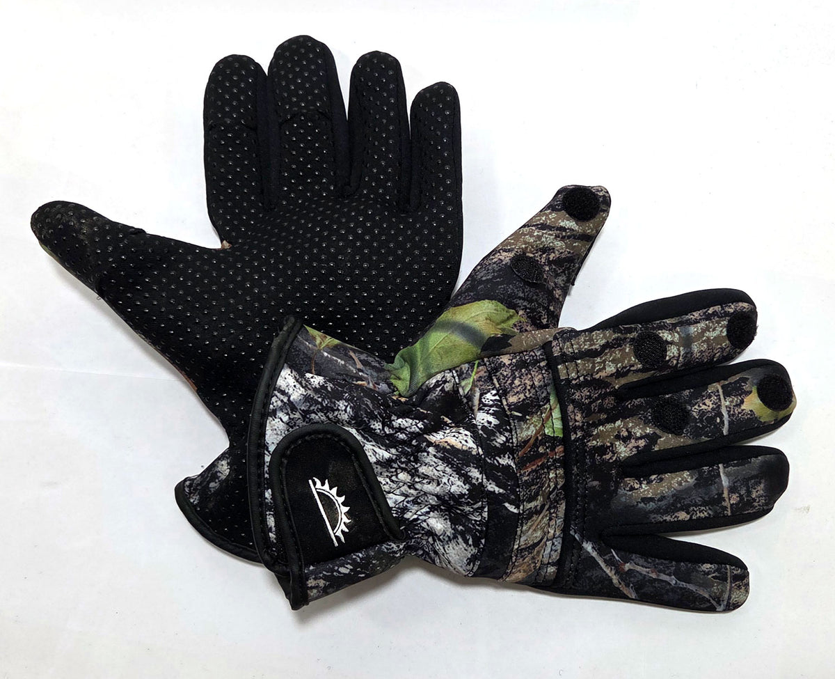 Sundridge Neoprene Gloves - Camo Hydra Full Finger - M, L, & XL - All Sizes
