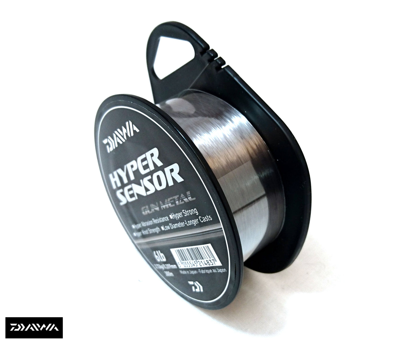 Daiwa Hyper Sensor Gun Metal Monofil Fishing Line 300m Spool