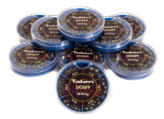 SIX COMPARTMENT SPLIT SHOT CONTAINER sk009