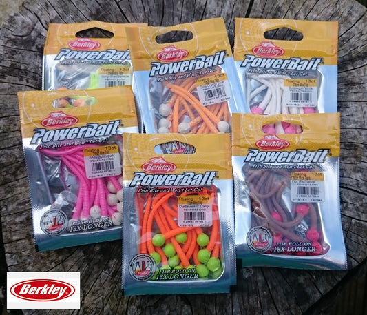 Berkley Powerbait Mice Tails Lures 13 Pack All Colours Available