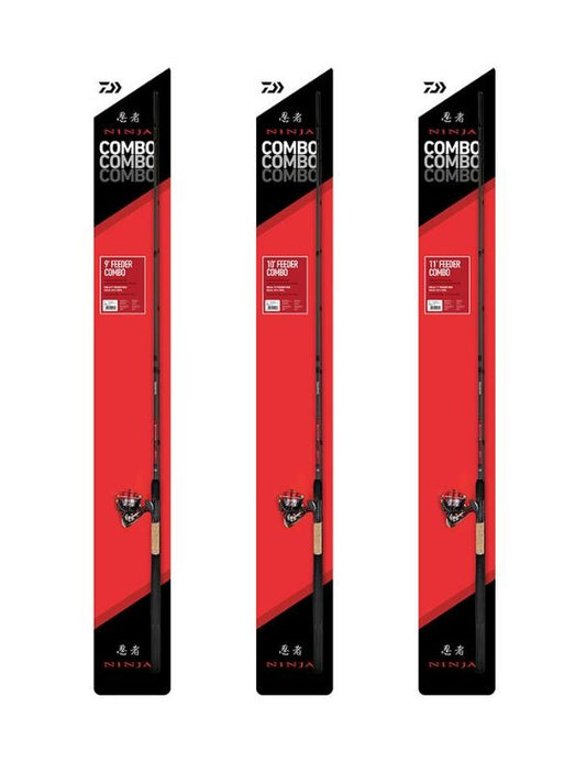 Daiwa Ninja Feeder Fishing Kit / Combos - 9ft / 10ft / 11ft - All Models