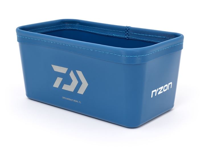 Daiwa N'ZON EVA GroundBait Bowls  - 5lt or 10lt Capacity - Coarse Fishing Luggage