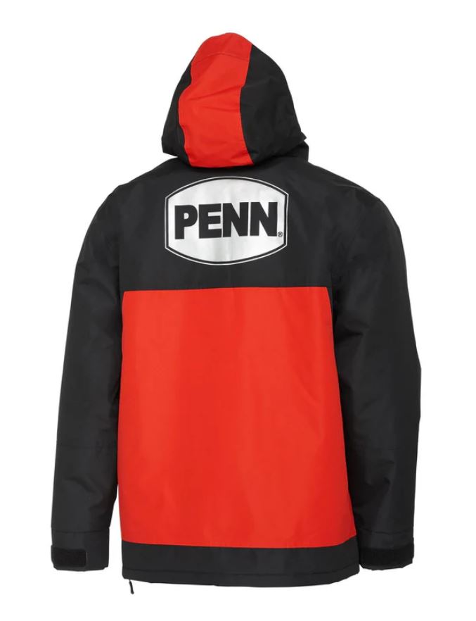 Penn Fierce Smock - Fiery Red / Ink - Size Large - Sea Fishing Clothing - 1622960