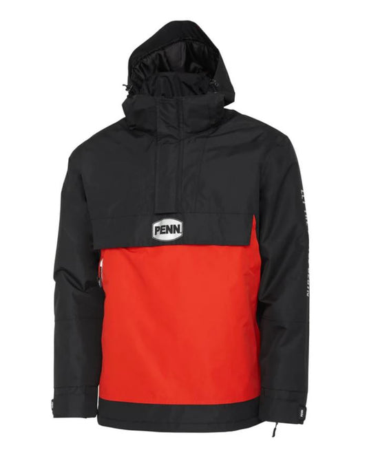 Penn Fierce Smock - Fiery Red / Ink - Size Large - Sea Fishing Clothing - 1622960