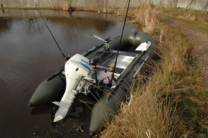 BISON MARINE OLIVE GREEN INFLATABLE FISHING SPORTS AIR RIB BOAT 15ft.