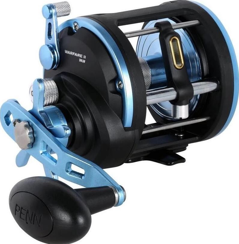 PENN Warfare II Mk2 Level Wind Multiplier Boat Fishing Reel - All Models