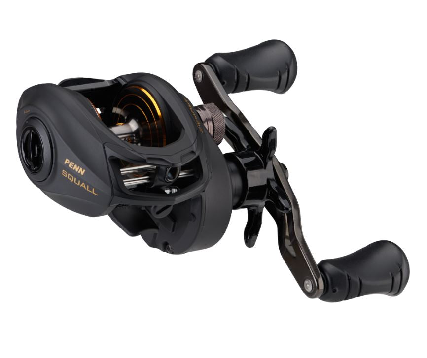 New PENN® Squall® 300LPLH Low Profile LHW Baitcasting Multiplier Reel - 1525506