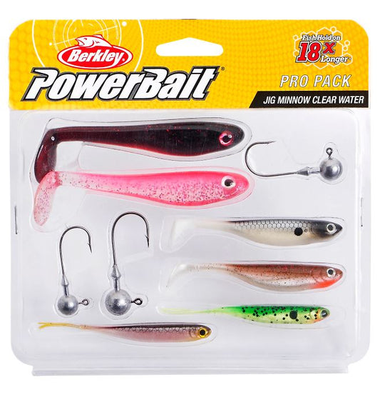 New Berkley Pro Pack Jig Minnow Clear Water Lure Fishing Set - Lures & Jigheads - 1532032
