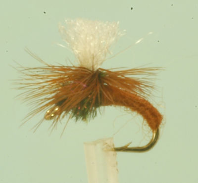 Three Klinkhamme brown Size 16 Trout Flies