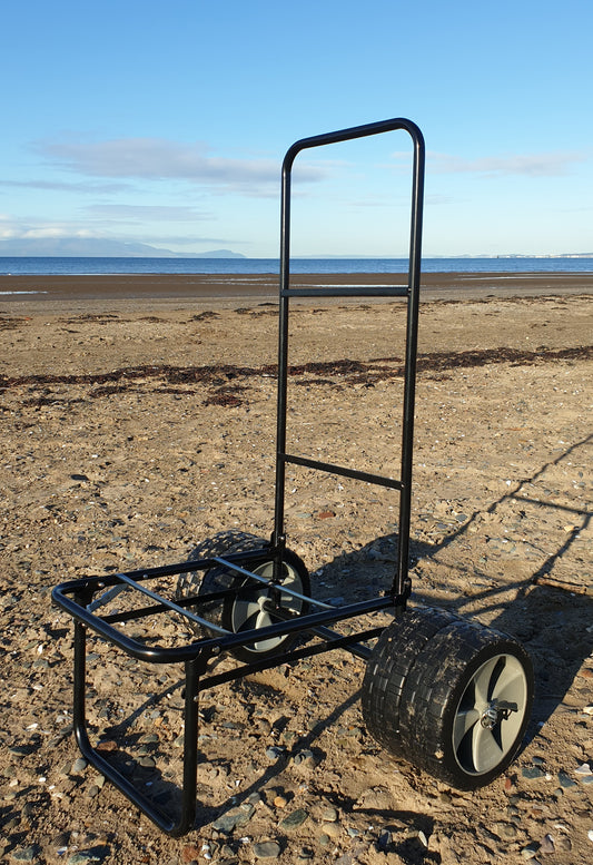 BISON 4 WHEEL FOLDING FISHING SEATBOX BEACH TROLLEY