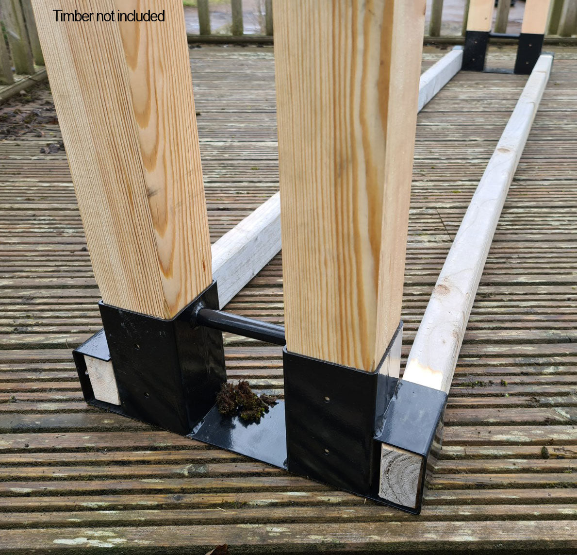 FIREWOOD LOG RACK BRACKET TO MAKE WOOD STORAGE HOLDER