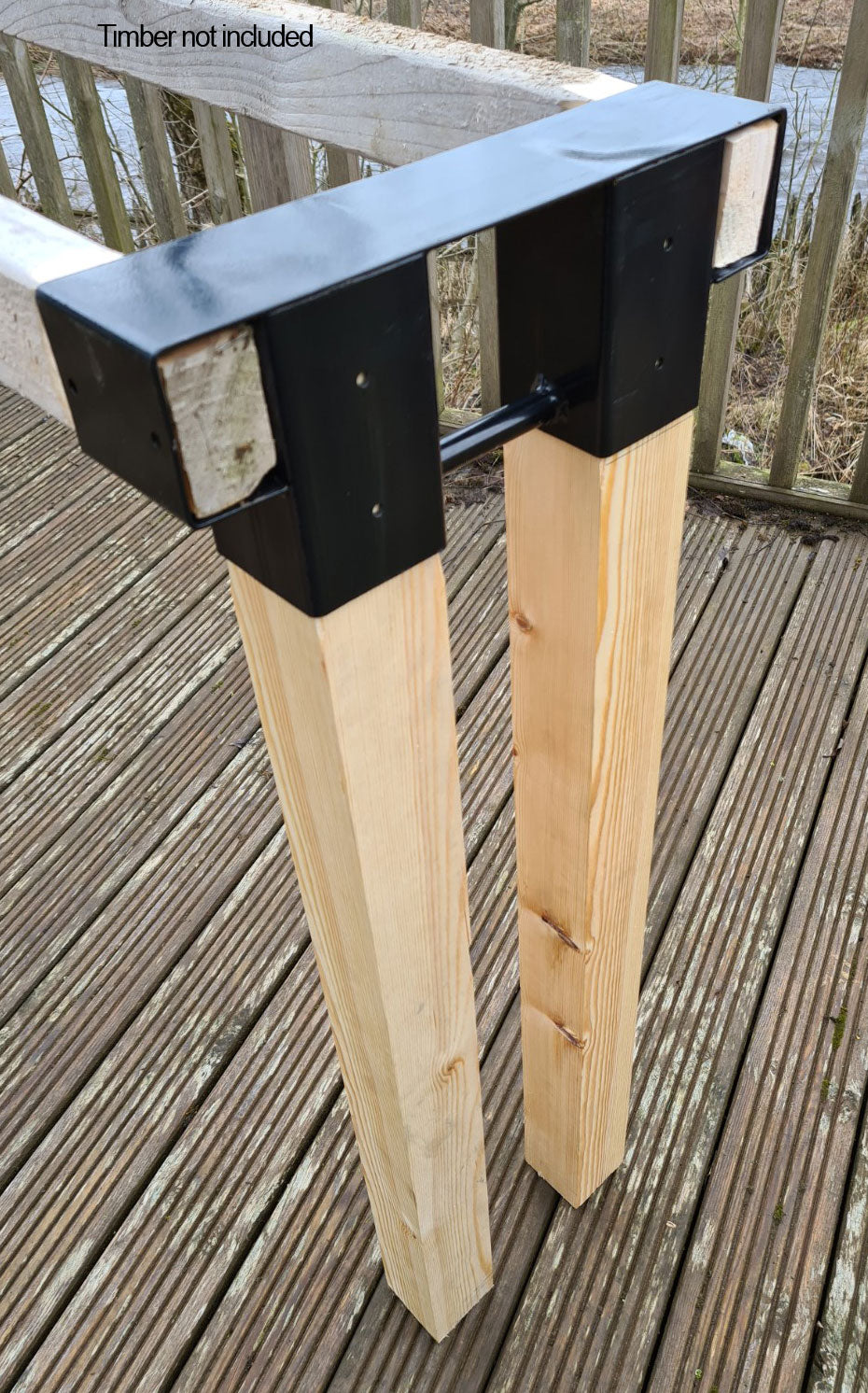 FIREWOOD LOG RACK BRACKET TO MAKE WOOD STORAGE HOLDER