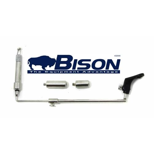 BISON STAINLESS STEEL SWING BITE INDICATOR + 2 WEIGHTS