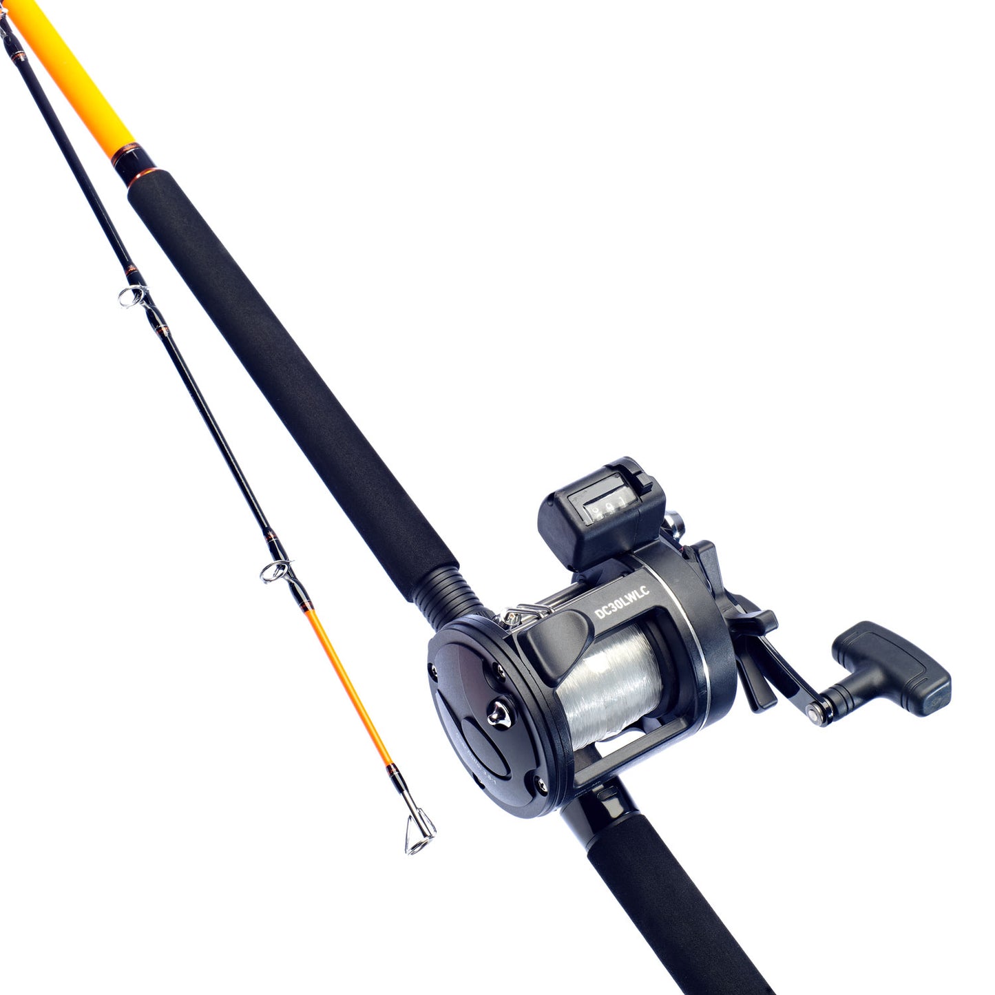 New Daiwa Sensor Boat Fishing Combo - 6ft Rod & 30 LWLC Multiplier Reel - Loaded with Mono - SEB6020-AS/30LW
