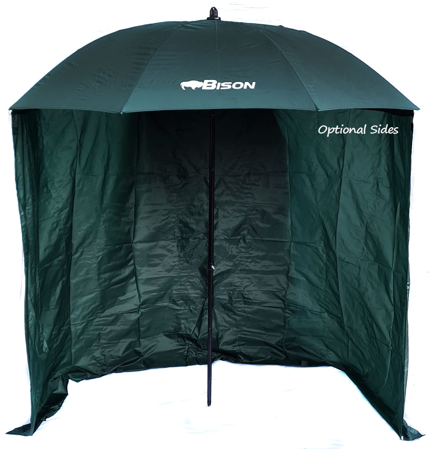 88" 2.2m  BISON TOP TILT FISHING UMBRELLA BROLLY SHELTER  220R SIDES