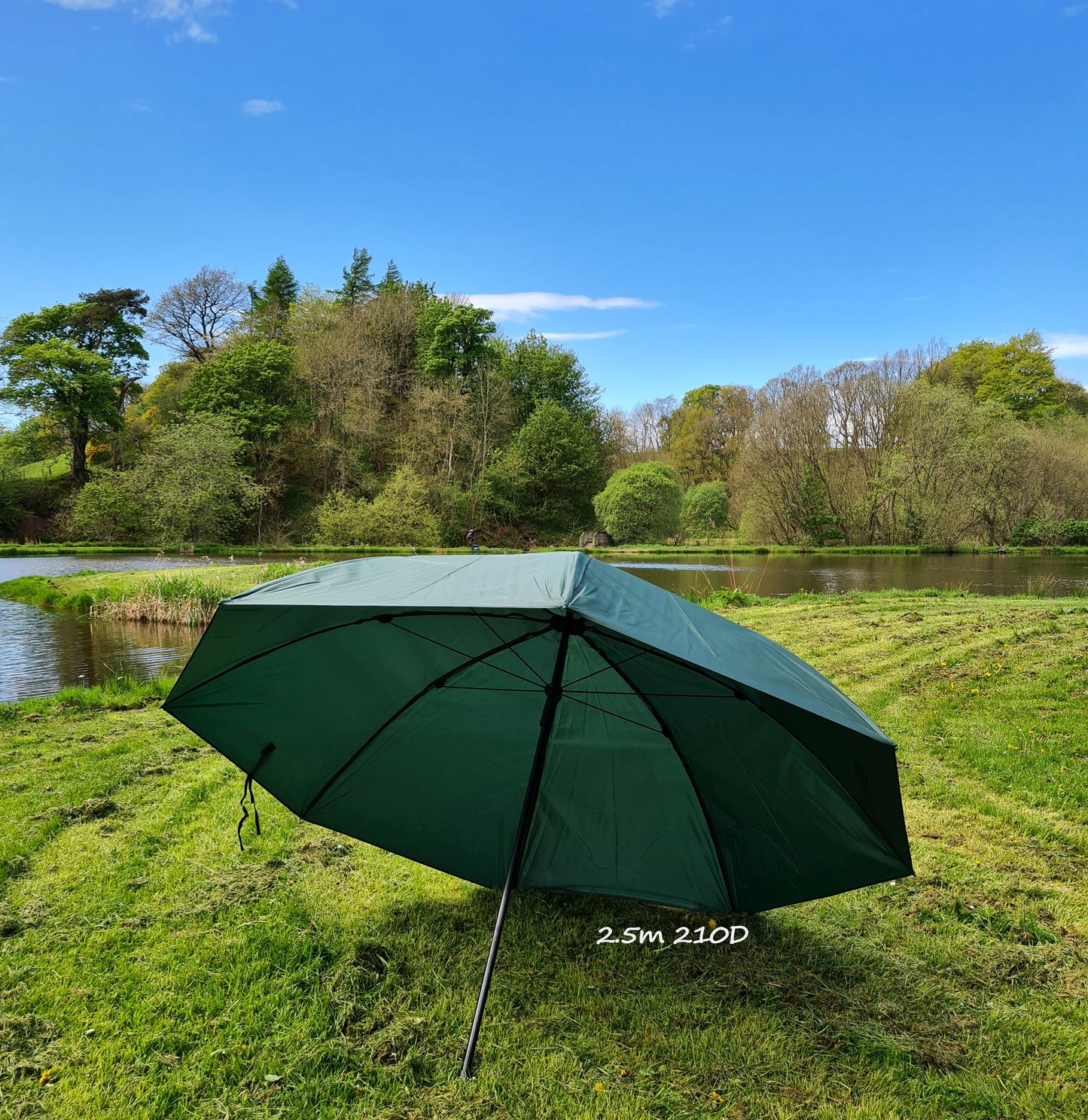 88" 2.2m  BISON TOP TILT FISHING UMBRELLA BROLLY SHELTER  220R SIDES